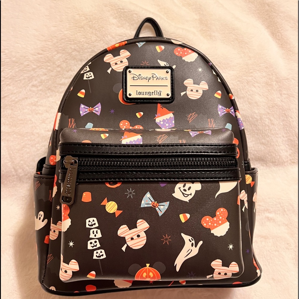 Disney Parks Halloween Snacks Loungefly Backpack